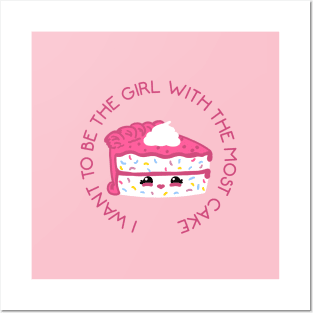 Kawaii Cake Posters and Art